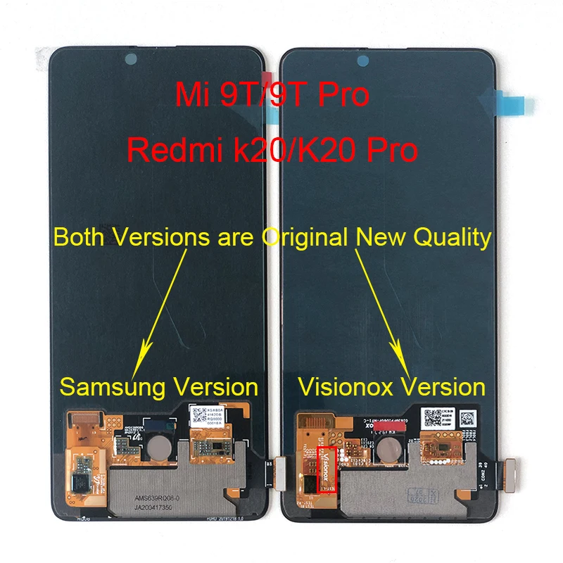 

Оригинальный ЖК-экран M & Sen 6,39 дюйма для Xiaomi Mi 9T AMOLED + дигитайзер сенсорной панели для Redmi K20 K20 Pro, ЖК-дисплей