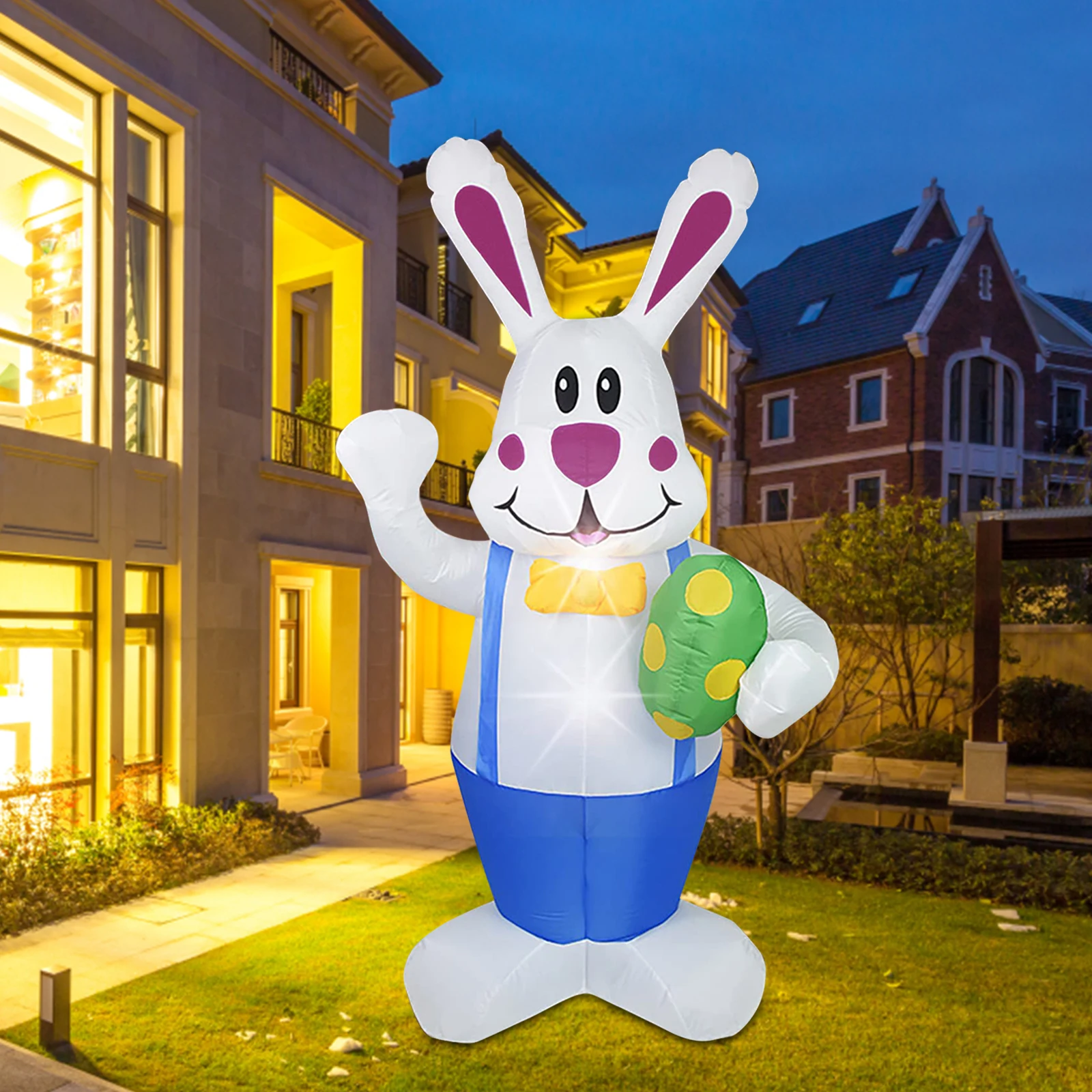 Easter Inflatable Toys with Build-in LED Light for Easter Party Indoor Outdoor Easter Decoration Rabbit Cute Bunny Ornament
Easter Inflatable Toys with Build-in LED Light for Easter Party Indoor Outdoor Easter Decoration Rabbit Cute Bunny Ornament