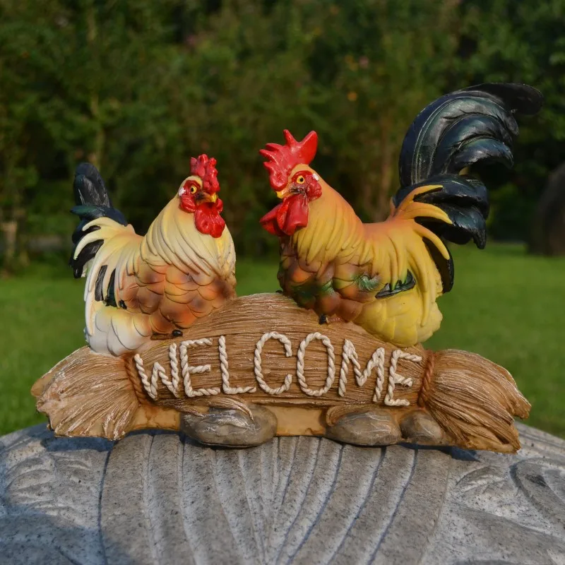Chicken resins welcome the chicken living room animal to decorate the decoration tableware head Arts Crafts Home resin
Chicken resins welcome the chicken living room animal to decorate the decoration tableware head Arts Crafts Home resin