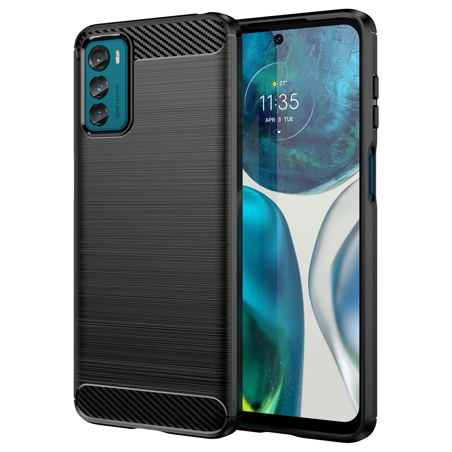 Brushed Texture Case For Moto G42 Shockproof Silicone Cases for moto g42 Luxury Carbon Fiber Soft TPU Phone Cover
Brushed Texture Case For Moto G42 Shockproof Silicone Cases for moto g42 Luxury Carbon Fiber Soft TPU Phone Cover