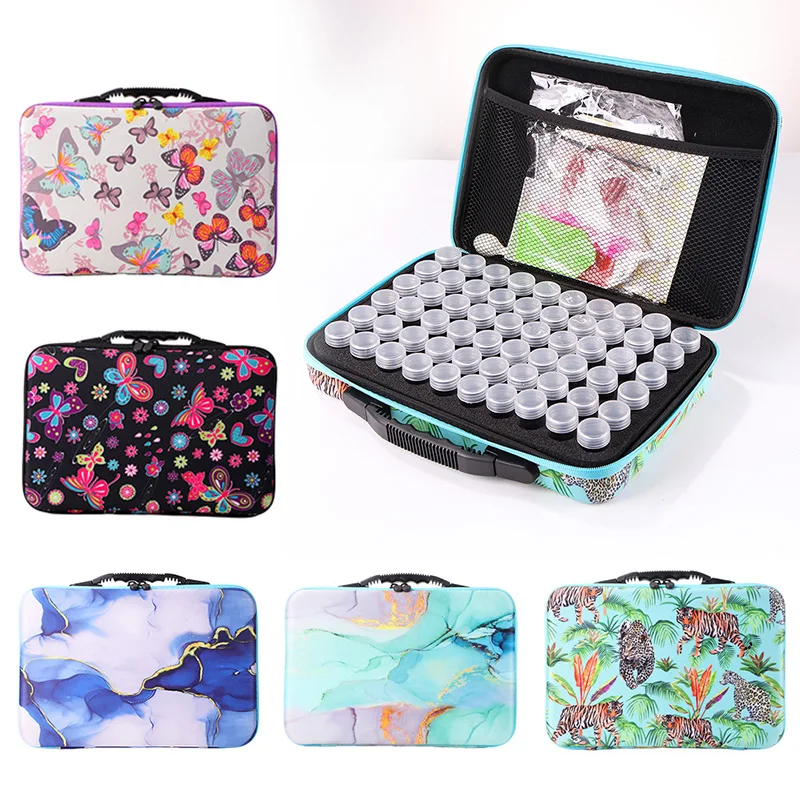 New 60 Bottles 5d Diamond Painting Accessories Tool Zipper Storage Box Suitcase 5D Butterfly Embroidery Tool Container Bag
New 60 Bottles 5d Diamond Painting Accessories Tool Zipper Storage Box Suitcase 5D Butterfly Embroidery Tool Container Bag