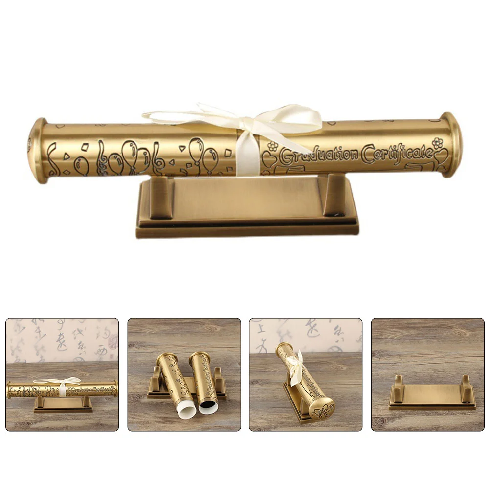 Держатель сертификата Изысканная трубка декоративная сертификатная трубка декоративная прокрутка для рабочего стола
Держатель сертификата Изысканная трубка декоративная сертификатная трубка декоративная прокрутка для рабочего стола
