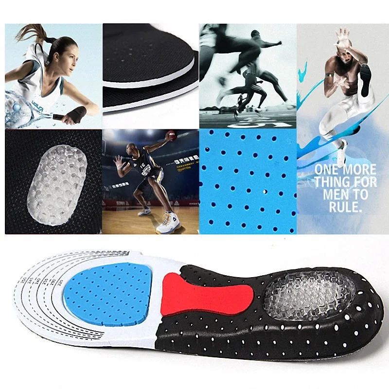 Silicone Insoles For Women Men Shoes Length Adjustable Solid Breathable Anti-slippery Shock-absorbant Suit Sneakers Mesh shoes
Silicone Insoles For Women Men Shoes Length Adjustable Solid Breathable Anti-slippery Shock-absorbant Suit Sneakers Mesh shoes