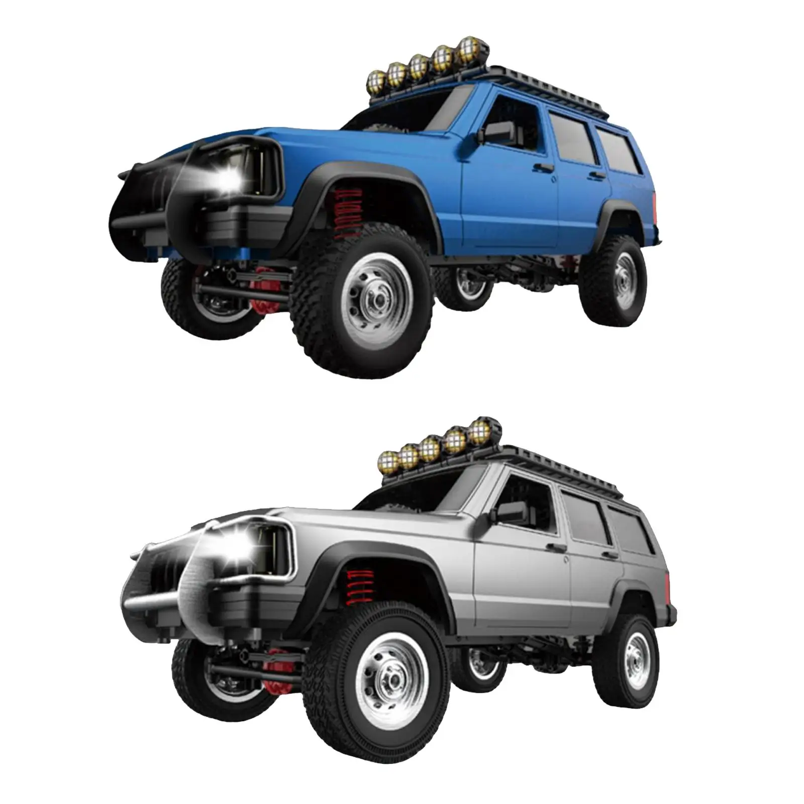 4WD 1:12 RC Car Rechargeable Battery Rock Crawler Off Road Trucks Remote Control with LED Lights for Children Boys Kids Gifts
4WD 1:12 RC Car Rechargeable Battery Rock Crawler Off Road Trucks Remote Control with LED Lights for Children Boys Kids Gifts