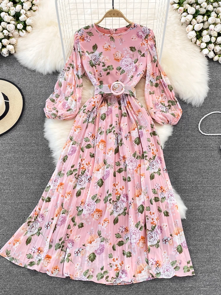 Aibeautyer New Casual Summer Floral Print Full Slim Lady Dress A Line O Neck Chiffon Pullover Mif-Calf High Waist Women Dresses
Aibeautyer New Casual Summer Floral Print Full Slim Lady Dress A Line O Neck Chiffon Pullover Mif-Calf High Waist Women Dresses