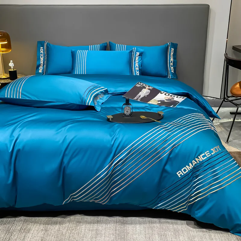 The New 600TC Egyptian Cotton High End Embroidery Bedding Set Luxury Bedding Duvet Cover Set Queen King Size Bed Set 3-4pcs #/L
The New 600TC Egyptian Cotton High End Embroidery Bedding Set Luxury Bedding Duvet Cover Set Queen King Size Bed Set 3-4pcs #/L