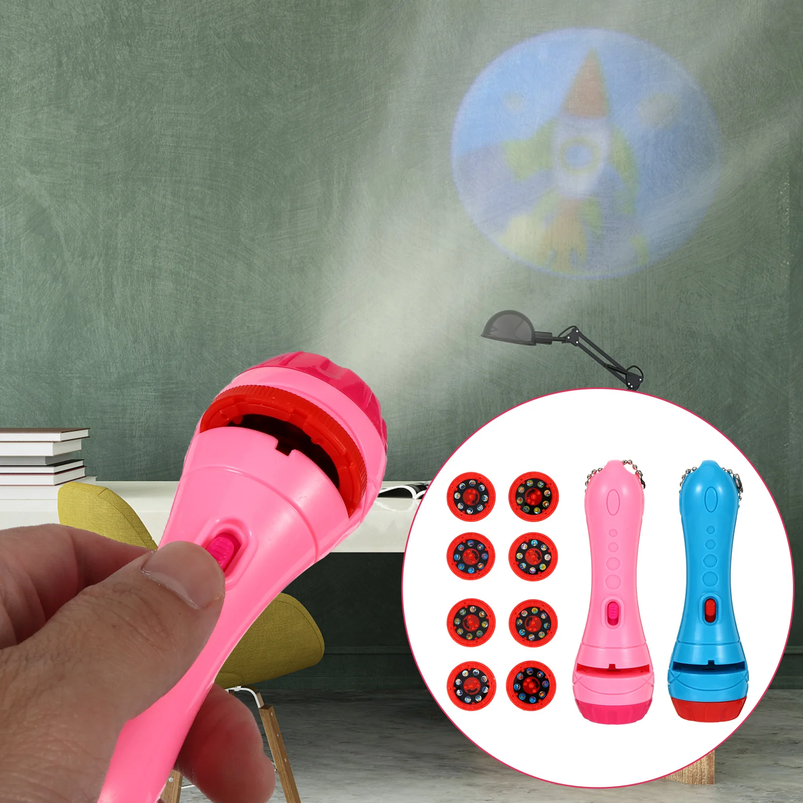 2Pc Torches Practical Creative Educational Funny Projection Slide Projector for Kids
2Pc Torches Practical Creative Educational Funny Projection Slide Projector for Kids
