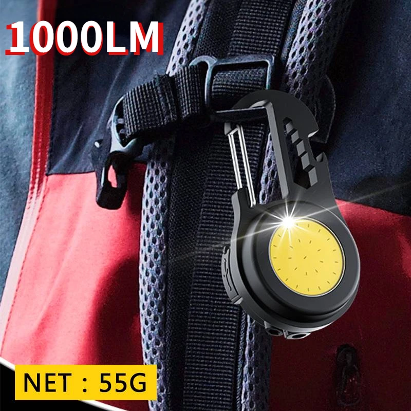 Mini Lantern Portable Multi-function COB Floodlight Outdoor Type-c Rechargeable Keychain Light Aluminum Alloy Flashlight
Mini Lantern Portable Multi-function COB Floodlight Outdoor Type-c Rechargeable Keychain Light Aluminum Alloy Flashlight