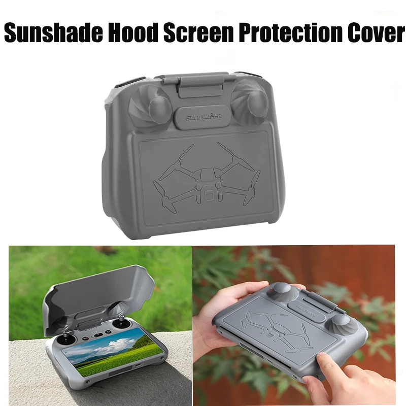 For DJI RC Remote Control w Screen Sunshade Hood Joystick Screen Protective Cover Anti-Scratch for DJI Mini 3Pro Drone Accessory
For DJI RC Remote Control w Screen Sunshade Hood Joystick Screen Protective Cover Anti-Scratch for DJI Mini 3Pro Drone Accessory