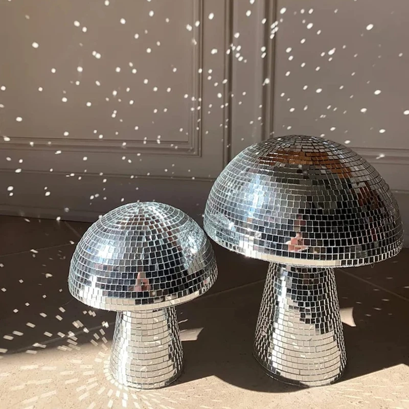 Mushroom Ball Ornament Mirror Party Background Desktop Decor Art Crafts for Dance Club Stage Bar Party Wedding Holiday Decor
Mushroom Ball Ornament Mirror Party Background Desktop Decor Art Crafts for Dance Club Stage Bar Party Wedding Holiday Decor