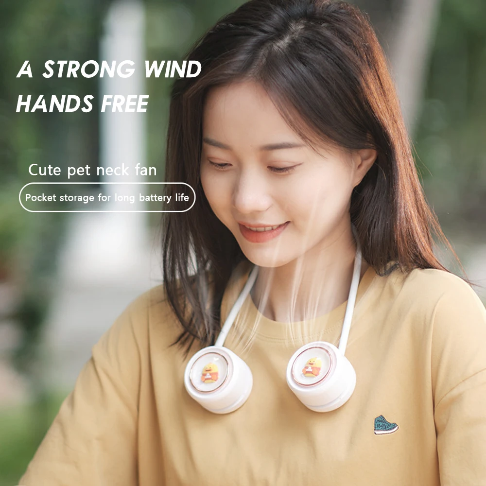 New Neck Fan Portable Bladeless Hanging Neck 3000mAh Rechargeable Air Cooler 3 Speed Mini Summer Sports Fans
New Neck Fan Portable Bladeless Hanging Neck 3000mAh Rechargeable Air Cooler 3 Speed Mini Summer Sports Fans