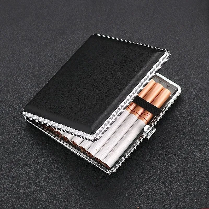 Wholesale Leather Cigarette Case, Men's Boutique, Portable, 20 Pieces of Metal Bonded Leather Cigarette Case, Cigarette Holder
Wholesale Leather Cigarette Case, Men's Boutique, Portable, 20 Pieces of Metal Bonded Leather Cigarette Case, Cigarette Holder