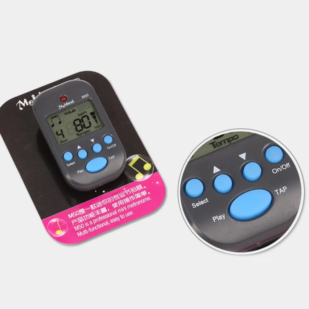 Mini Bass Guitar Metronome Click Accurate Mechanical Classical Digital Beat Tempo
Mini Bass Guitar Metronome Click Accurate Mechanical Classical Digital Beat Tempo