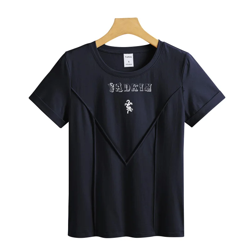 Классическая Летняя популярная Высококачественная дышащая женская футболка с коротким рукавом для отдыха 
Классическая Летняя популярная Высококачественная дышащая женская футболка с коротким рукавом для отдыха