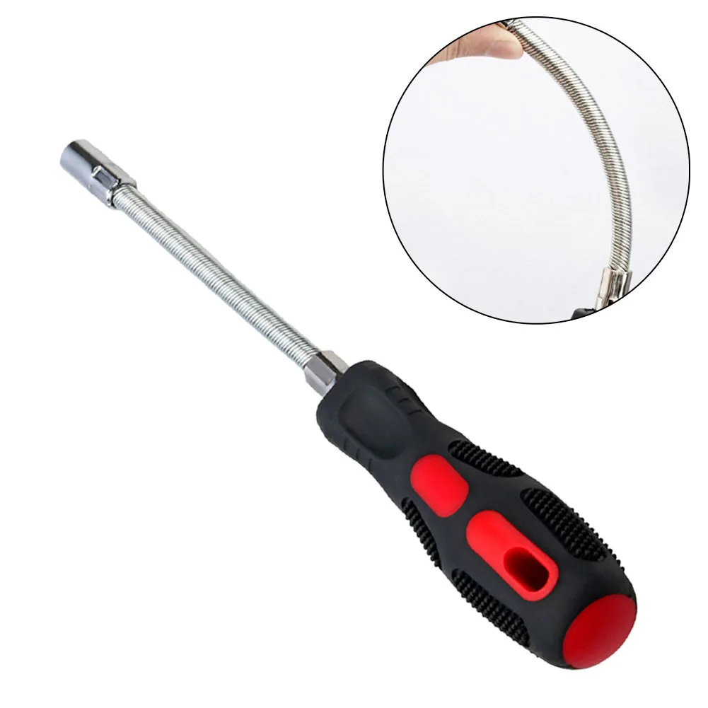 1pc 7mm Hex Socket Screwdriver Flexible Screwdriver Non-magnetic Hexagonal Socket Wrench Nut Driver Hand Tool For Hoop Hose
1pc 7mm Hex Socket Screwdriver Flexible Screwdriver Non-magnetic Hexagonal Socket Wrench Nut Driver Hand Tool For Hoop Hose