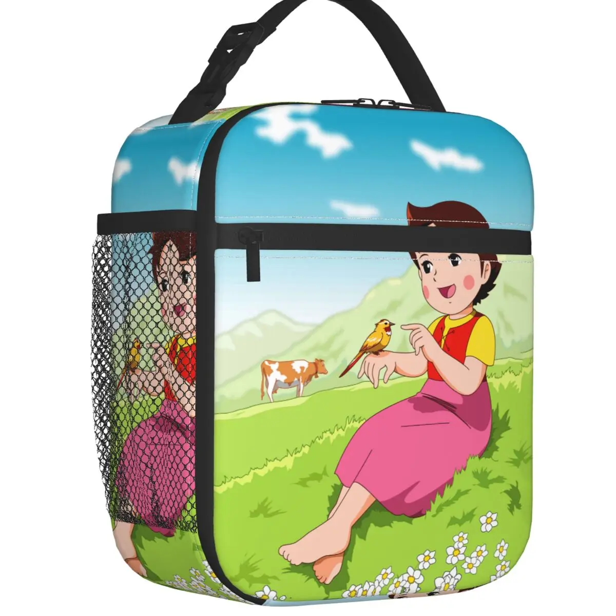 Heidi Tames A Bird Resuable Lunch Box Leakproof Cartoon Alps Mountain Girl Thermal Cooler Food Insulated Lunch Bag School Kids
Heidi Tames A Bird Resuable Lunch Box Leakproof Cartoon Alps Mountain Girl Thermal Cooler Food Insulated Lunch Bag School Kids