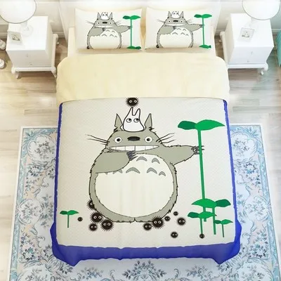 3D Kawaii Bedding Set Japanese Anime My Quilt Duvet Cover Home Decor Twin Single Queen King Size Gift Neighbor Totoro
3D Kawaii Bedding Set Japanese Anime My Quilt Duvet Cover Home Decor Twin Single Queen King Size Gift Neighbor Totoro