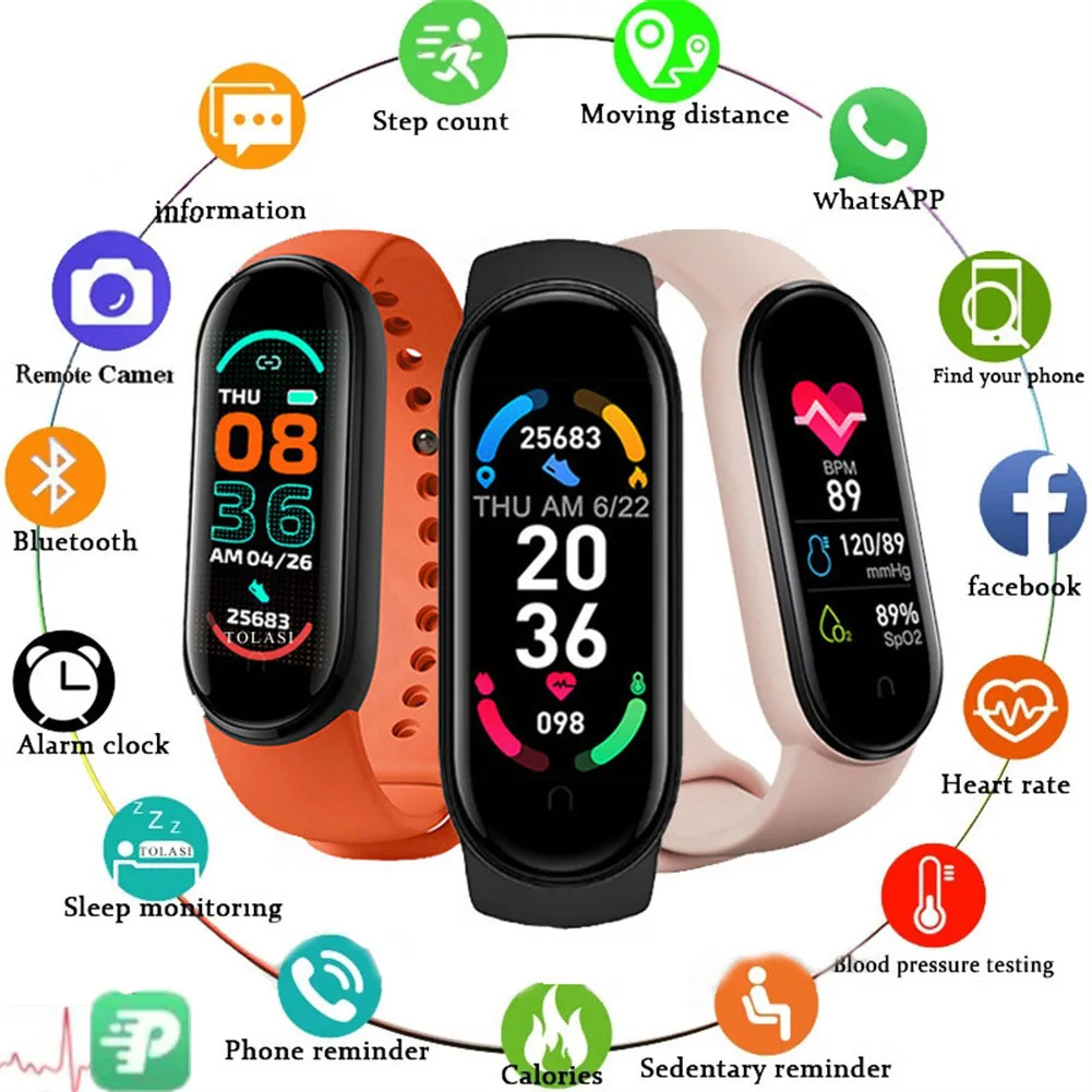 M6 Men Smart Watch Fitpro Version Bluetooth-compatible Heart Rate Monitor Camera Smartwatch (Direct Charging Style)
M6 Men Smart Watch Fitpro Version Bluetooth-compatible Heart Rate Monitor Camera Smartwatch (Direct Charging Style)