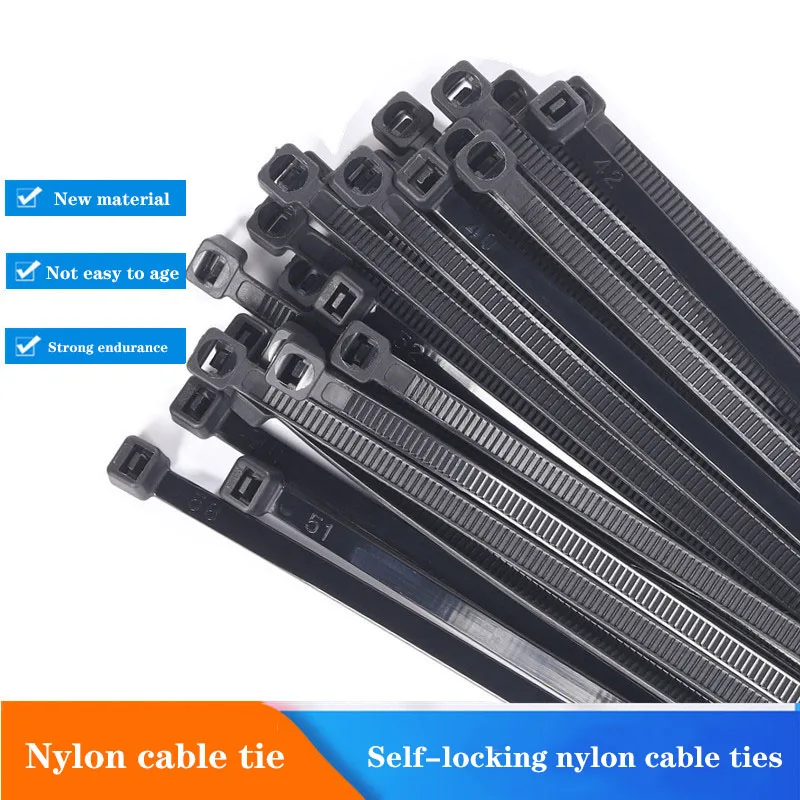 8x300mm Self Locking Plastic Nylon Cable Ties Fastening Ring Industrial Ties Zipper Cable Fasteners 50/100 Pieces Set 
8x300mm Self Locking Plastic Nylon Cable Ties Fastening Ring Industrial Ties Zipper Cable Fasteners 50/100 Pieces Set