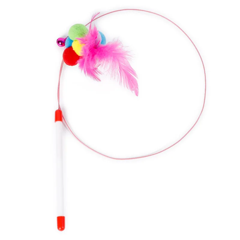 2023 Naughty Pet With Bell Tickling Cat Stick Cat Toy With High Tenacity Two-color Feather Wire
2023 Naughty Pet With Bell Tickling Cat Stick Cat Toy With High Tenacity Two-color Feather Wire