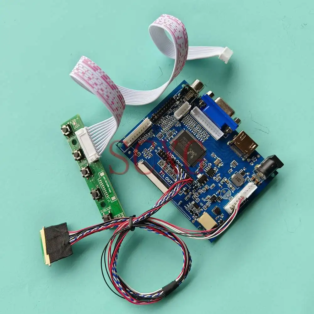 LCD Screen Controller Driver Board Fit B173RW01 V2 DIY Kit LVDS 40 Pins Notebook 2AV+VGA+HDMI-Compatible 1600*900 17.3"
LCD Screen Controller Driver Board Fit B173RW01 V2 DIY Kit LVDS 40 Pins Notebook 2AV+VGA+HDMI-Compatible 1600*900 17.3"