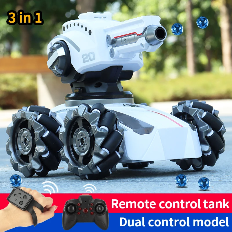 3-in-1 Multi-function Remote Control Tank Water Bomb Soft Bomb Off-road Children's Remote Control Car Toy with Light and Sound
3-in-1 Multi-function Remote Control Tank Water Bomb Soft Bomb Off-road Children's Remote Control Car Toy with Light and Sound