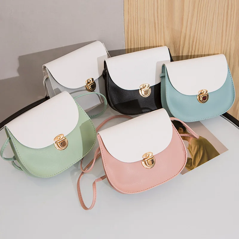 Little women's bag new simple contrast lock buckle saddle bag shoulder bag fashion casual mobile phone bag purse handbag
Little women's bag new simple contrast lock buckle saddle bag shoulder bag fashion casual mobile phone bag purse handbag
