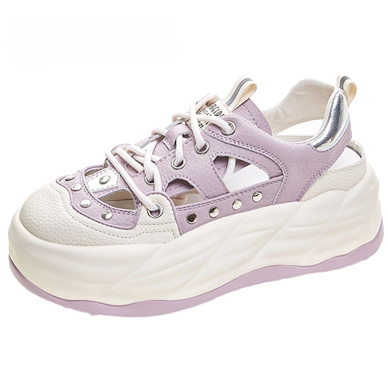 2023 6cm Suede Cow Genuine Leather Platform Wedge Chunky Sneakers Sandals Metal Decoration Women Comfy ROME Summer Hollow Shoes
2023 6cm Suede Cow Genuine Leather Platform Wedge Chunky Sneakers Sandals Metal Decoration Women Comfy ROME Summer Hollow Shoes