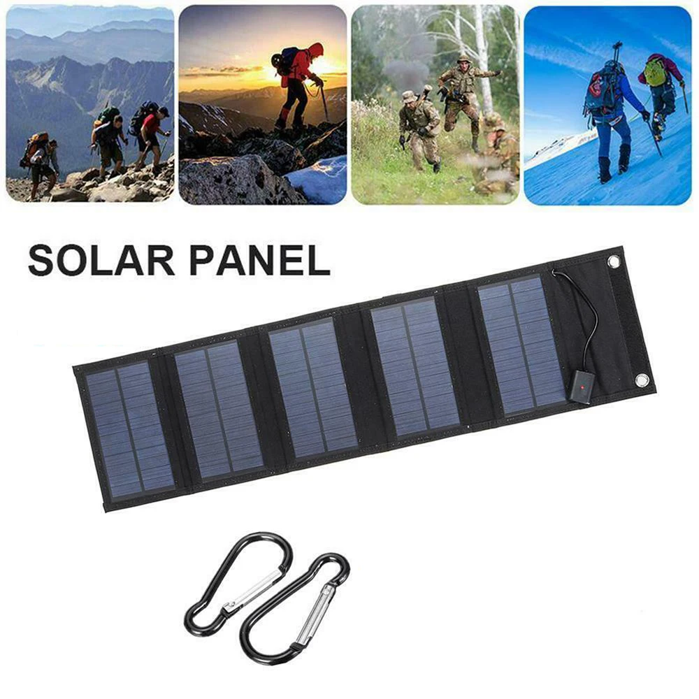 90W Waterproof USB Outdoor Hiking Fishing Solar Panel Portable Foldable Power Bank for Traveling Battery Phone Camping
90W Waterproof USB Outdoor Hiking Fishing Solar Panel Portable Foldable Power Bank for Traveling Battery Phone Camping
