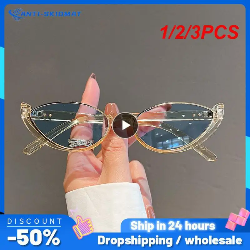 1/2/3PCS New Small Cat Eye Sunglasses Women Men Trendy Vintage Shades Eyewear Fashion Driving Cycling Sunglasses Half-frame Sun
1/2/3PCS New Small Cat Eye Sunglasses Women Men Trendy Vintage Shades Eyewear Fashion Driving Cycling Sunglasses Half-frame Sun