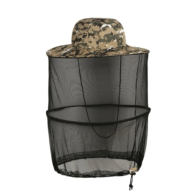 Fishing Cap with Net Hat, Portable Men Sunscreen Bucket Hat Lightweight Camping Hiking Breathable Net Yarn Hat
Fishing Cap with Net Hat, Portable Men Sunscreen Bucket Hat Lightweight Camping Hiking Breathable Net Yarn Hat