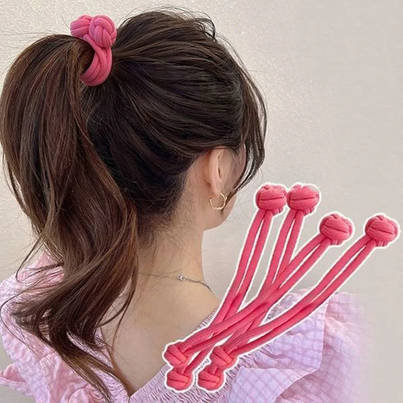 Vintage Solid Color Cloth Two Ball Chinese Knot Long Elastic Hair Band For Girl Simple Cute Durable Hanfu Ponytail Rubber Ties
Vintage Solid Color Cloth Two Ball Chinese Knot Long Elastic Hair Band For Girl Simple Cute Durable Hanfu Ponytail Rubber Ties