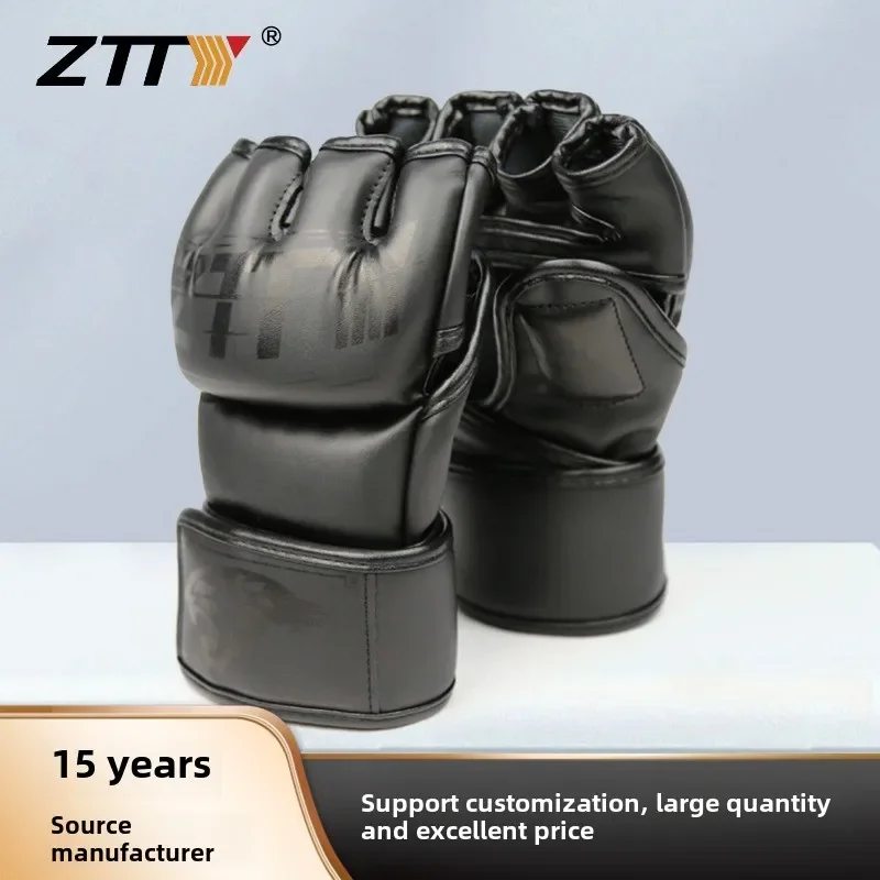 Боксерские перчатки Sanda Training Professional Gloves Товары UFC Самые продаваемые с половиной