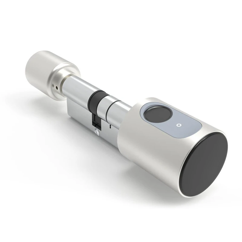 Smart Lock Home Smart Lock Cylinder Compact App Remote Bluetooth Door Lock Silver
Smart Lock Home Smart Lock Cylinder Compact App Remote Bluetooth Door Lock Silver