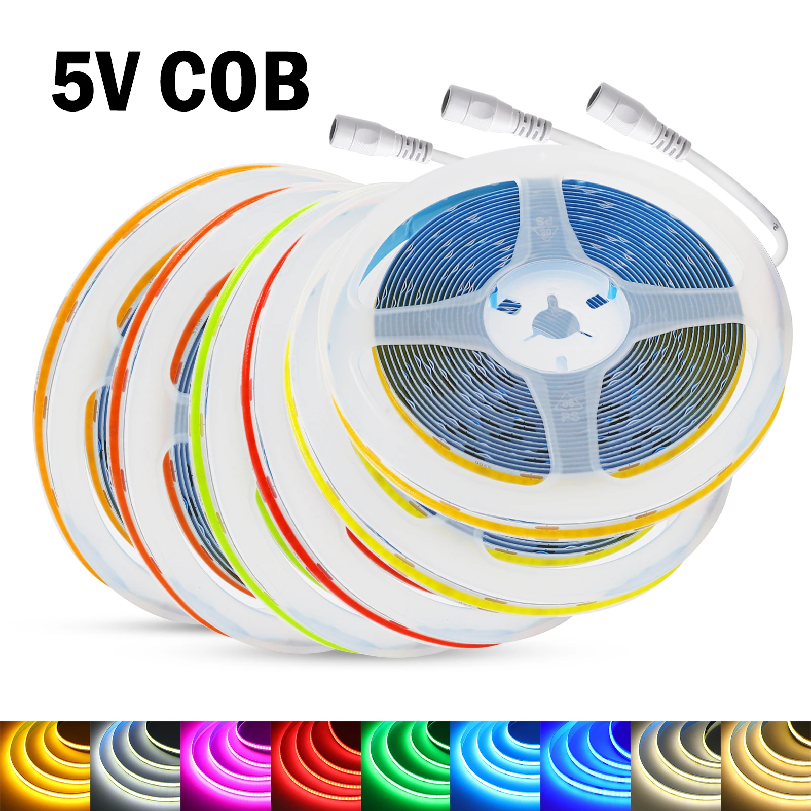 GAHADA Гибкая светодиодная лента COB 5В белая/красная/зеленая/розовая/синяя
GAHADA Гибкая светодиодная лента COB 5В белая/красная/зеленая/розовая/синяя