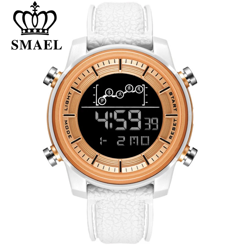 SMAEL Brand Mens Sport Watches Fashion Countdown Leather Strap Male Waterproof LED Digital Leather Strap Clock Man Watch For Men
SMAEL Brand Mens Sport Watches Fashion Countdown Leather Strap Male Waterproof LED Digital Leather Strap Clock Man Watch For Men