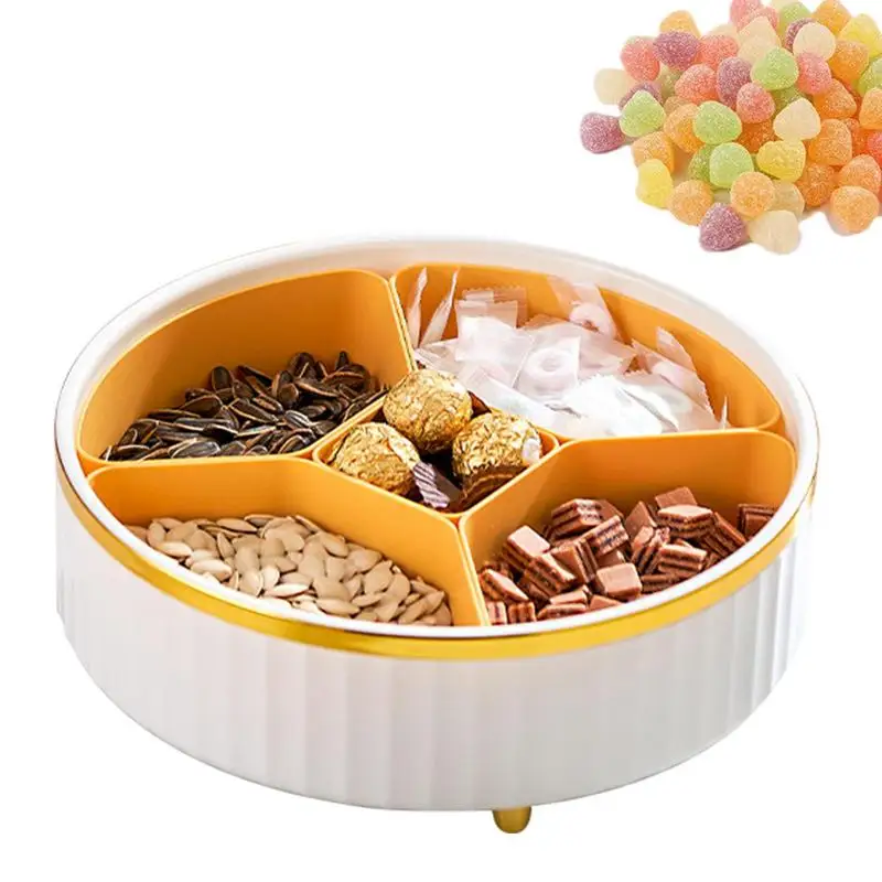 Divided Serving Tray Round Nut And Candy Serving Tray 5 Compartments Storage Box Fruit Bowl New Year Fruit Bowl Home Room Melon
Divided Serving Tray Round Nut And Candy Serving Tray 5 Compartments Storage Box Fruit Bowl New Year Fruit Bowl Home Room Melon