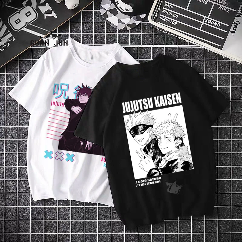 EU Size 100% Cotton Men T Shirt Jujutsu Kaisen Yuji Itadori Tops Japan Style Anime Manga Summer Black Short Sleeved Tshirt Women
EU Size 100% Cotton Men T Shirt Jujutsu Kaisen Yuji Itadori Tops Japan Style Anime Manga Summer Black Short Sleeved Tshirt Women