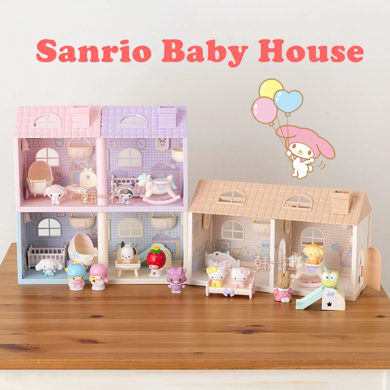Sanrio аниме серия Hellokitty моя мелодия Cinnamoroll Kuromi понравило Nimi эмуляция дом Вилла