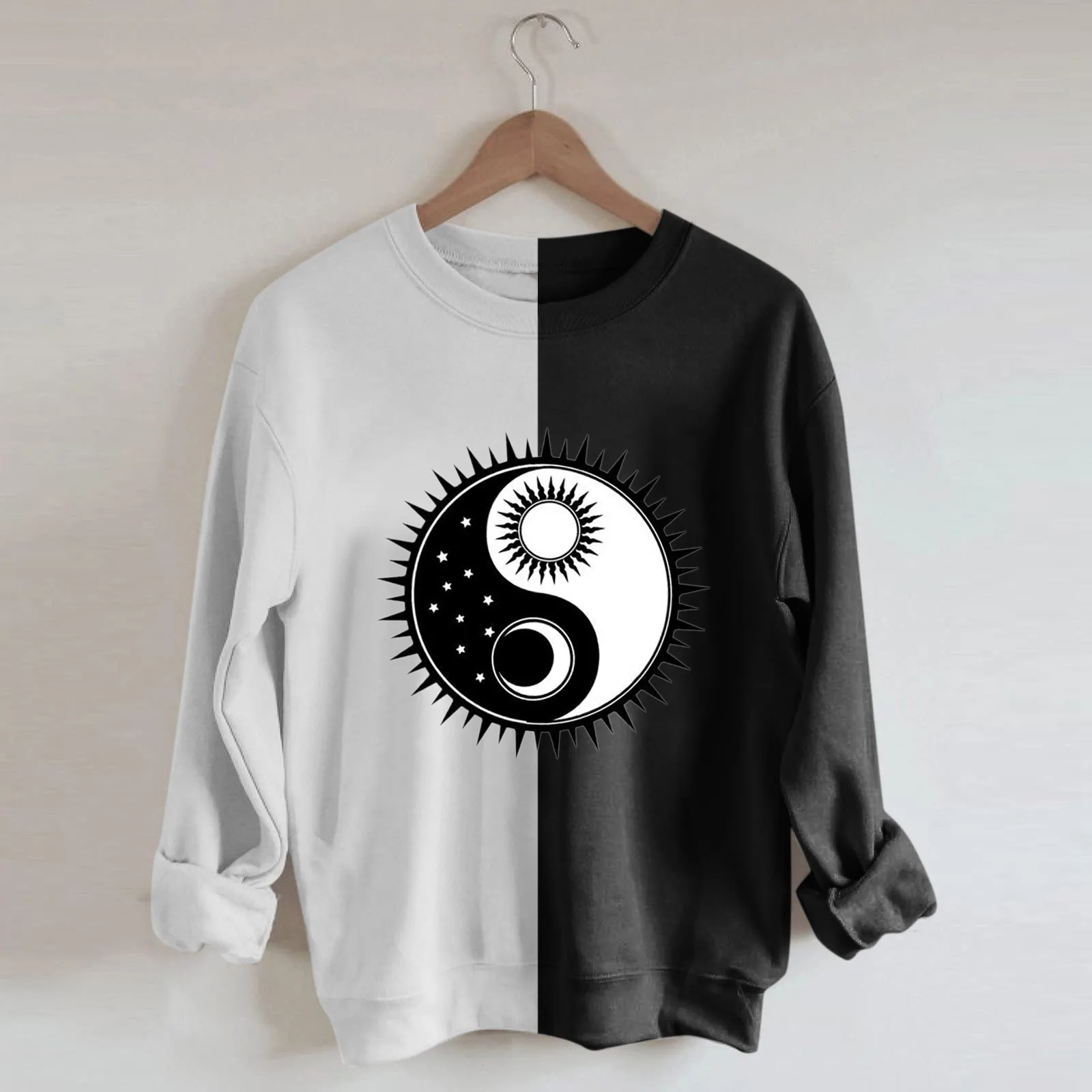 Fashion Womens Clothing Winter Long Winter Jacket Women's Loose O-Neck Color-Blocking Print Long Long Sleeve Hoodie Women 4 X
Fashion Womens Clothing Winter Long Winter Jacket Women's Loose O-Neck Color-Blocking Print Long Long Sleeve Hoodie Women 4 X