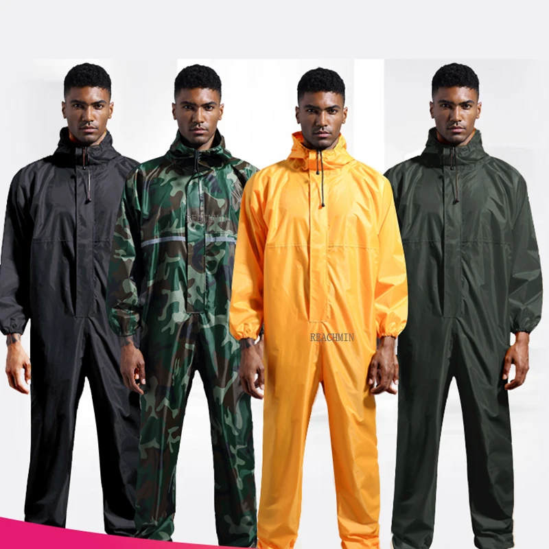 Conjoined Raincoat Coverall Hat Oil-Resistant Work Safety Clothing For Sparying Painting Factory Clothes Fission Rain Suit
Conjoined Raincoat Coverall Hat Oil-Resistant Work Safety Clothing For Sparying Painting Factory Clothes Fission Rain Suit