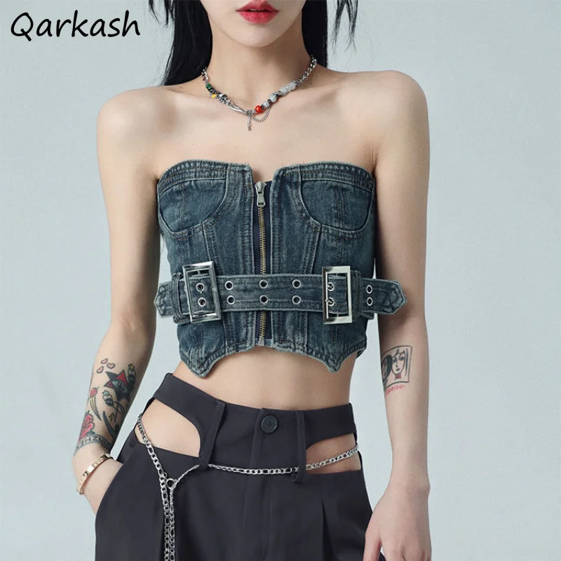 Блузка женская летняя джинсовая облегающая в стиле High Street корейская мода карго дизайн Винтажный пикантный темпераментный Топ Женский шикарный для отдыха
Блузка женская летняя джинсовая облегающая в стиле High Street корейская мода карго дизайн Винтажный пикантный темпераментный Топ Женский шикарный для отдыха