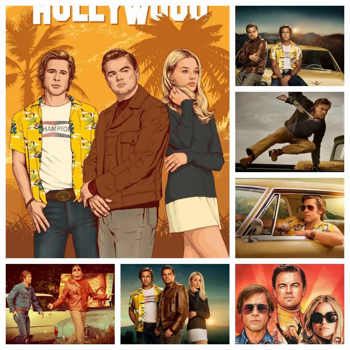 5D Once Upon A Time In Hollywood Film Diamond Painting Classic Movie Cross Stitch Embroidery Picture Art Mosaic Craft Home Decor
5D Once Upon A Time In Hollywood Film Diamond Painting Classic Movie Cross Stitch Embroidery Picture Art Mosaic Craft Home Decor
