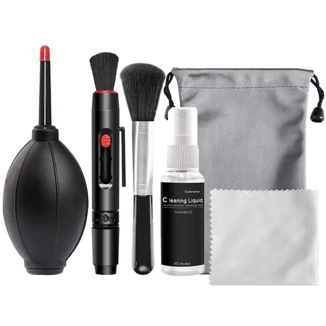 DSLR Lens Camera Cleaner Kit Digital Camera Sensor Cleaning Kit SLR DV Cameras Clean Set for Sony Fujifilm Nikon Canon
DSLR Lens Camera Cleaner Kit Digital Camera Sensor Cleaning Kit SLR DV Cameras Clean Set for Sony Fujifilm Nikon Canon
