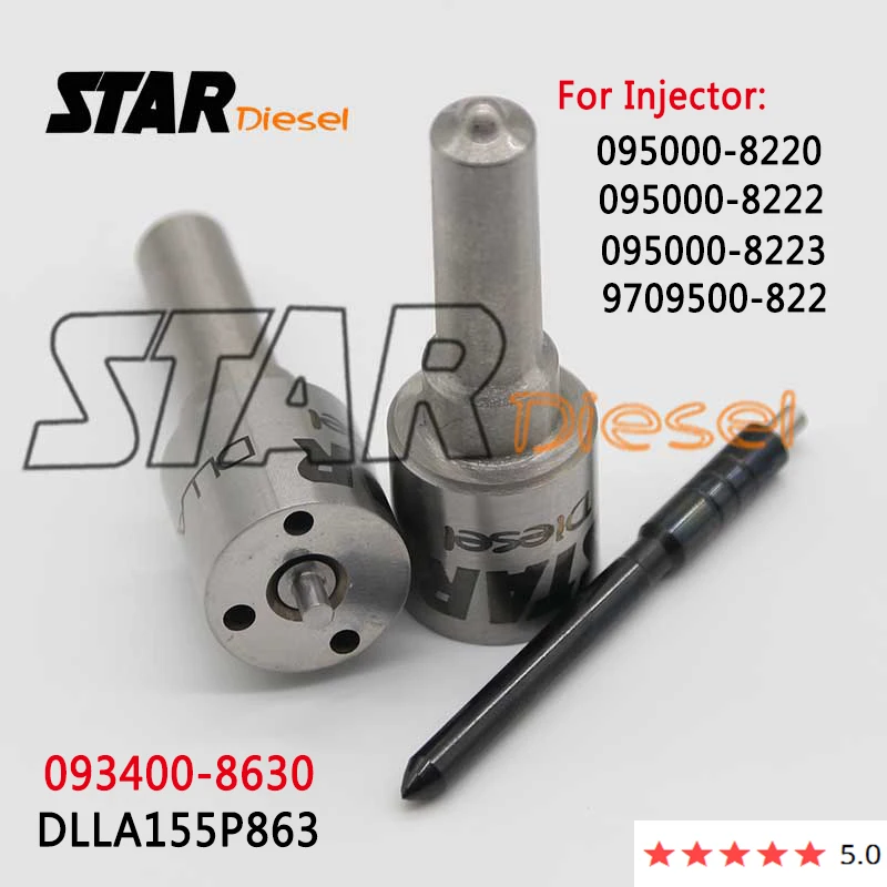 For Toyota Injection 095000-8220 095000-8222 095000-8223 9709500-822 Injector Nozzle DLLA155P863 093400-8630 Fuel Sprayer
For Toyota Injection 095000-8220 095000-8222 095000-8223 9709500-822 Injector Nozzle DLLA155P863 093400-8630 Fuel Sprayer