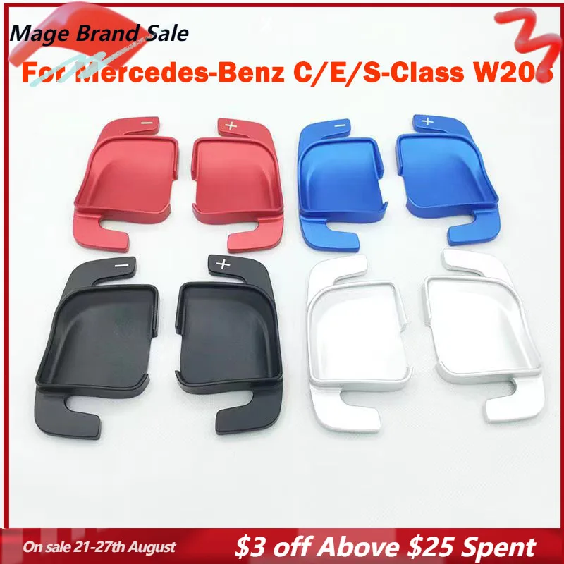 For Mercedes-Benz C/E/S-Class W206 S206 X206 W213 S213 C238 A238 W223 Aluminum Pair Car Steering Wheel Paddle Shifter Extension
For Mercedes-Benz C/E/S-Class W206 S206 X206 W213 S213 C238 A238 W223 Aluminum Pair Car Steering Wheel Paddle Shifter Extension