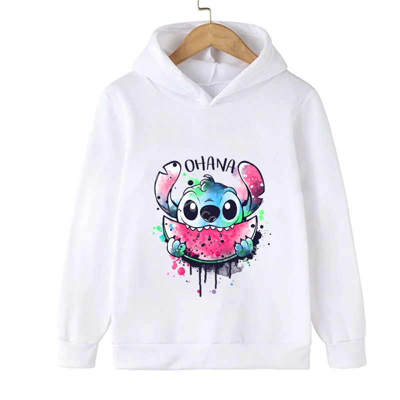 New Autumn Disney Stitch Eat watermelon Cartoon Hoodies Sweatshirt Boys Clothes Tops Baby Pullove Kids O-neck Clothing 3-14Y
New Autumn Disney Stitch Eat watermelon Cartoon Hoodies Sweatshirt Boys Clothes Tops Baby Pullove Kids O-neck Clothing 3-14Y