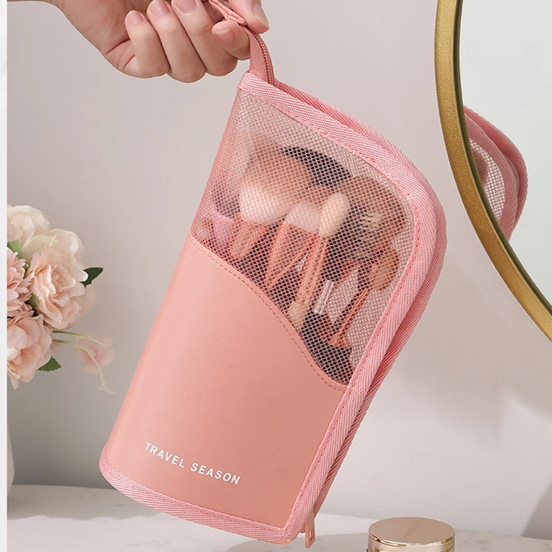 косметичка 1 Pc Stand Cosmetic Bag for Women Clear Zipper Makeup Bag Travel Female Makeup Brush Holder Organizer Toiletry Bag
косметичка 1 Pc Stand Cosmetic Bag for Women Clear Zipper Makeup Bag Travel Female Makeup Brush Holder Organizer Toiletry Bag