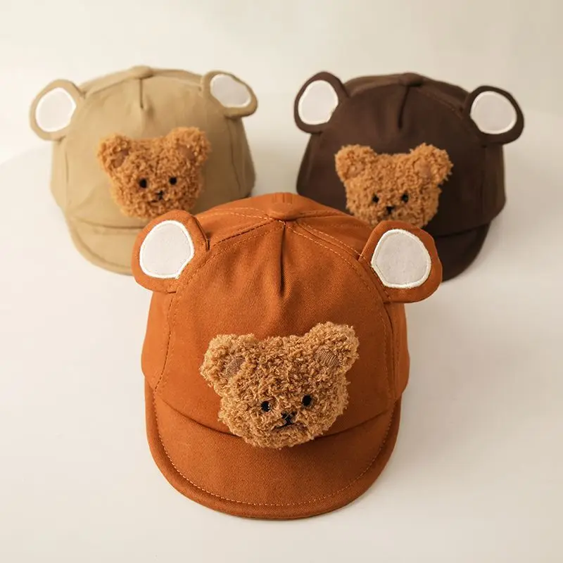New Cartoon Bear Baby Baseball Cap Summer Infant Toddler Sun Hat Korean Cute 3D Bear Doll Kids Peaked Caps Bonnet
New Cartoon Bear Baby Baseball Cap Summer Infant Toddler Sun Hat Korean Cute 3D Bear Doll Kids Peaked Caps Bonnet