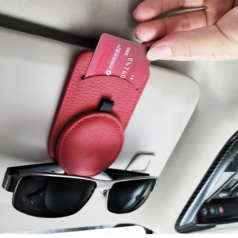 Universal Mask Mount Card Car Sunglass Holder Car Visor Leather Eyeglasses Hanger Ticket Card Clip Interior Accessories
Universal Mask Mount Card Car Sunglass Holder Car Visor Leather Eyeglasses Hanger Ticket Card Clip Interior Accessories